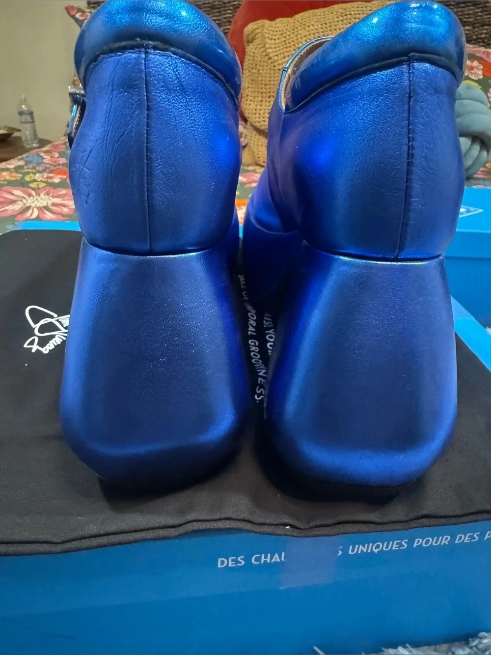 Preowned John Fluevog Superfly Kool Mary Janes in Size 8